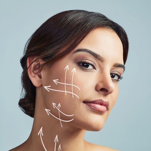 RF Microneedling non-surgical facelift treatment for firm skin
